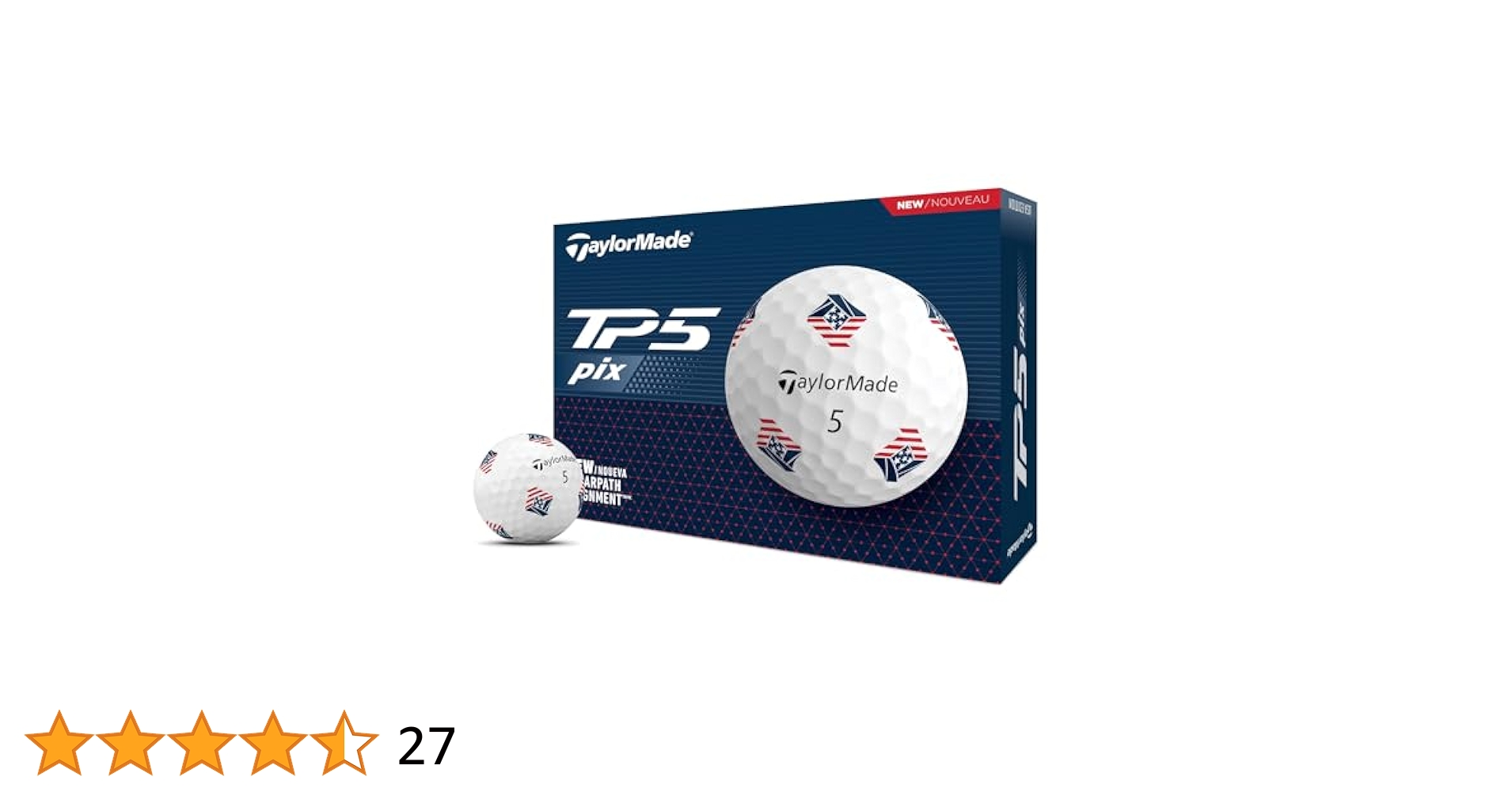 Amazon.co.jp: TaylorMade Golf 2024 TP5 PIX3.0 USA 1ダース